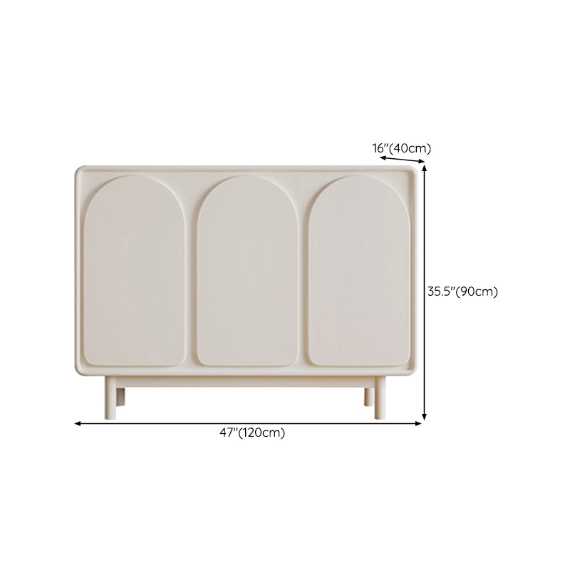 Modern Style Sideboard Table Wood Sideboard Table with Cabinets