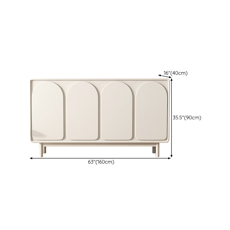 Modern Style Sideboard Table Wood Sideboard Table with Cabinets