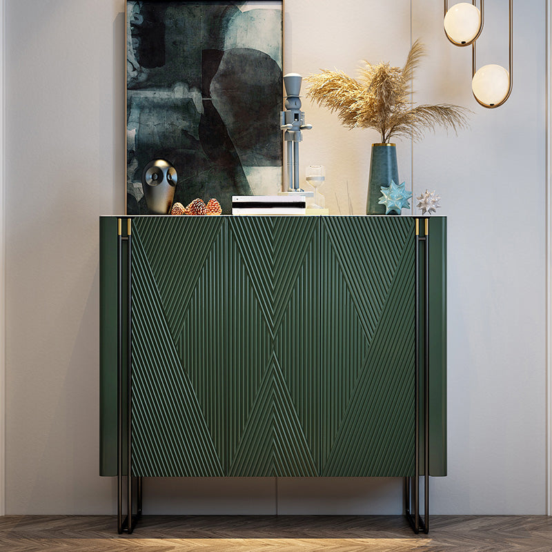 Modern and Contemporary Sideboard Stone Sideboard Table with Cabinets