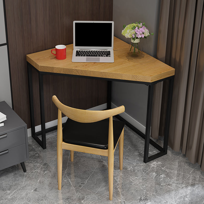 Solid Wood Corner Office Desk Modern 29.53" Tall Writing Desk