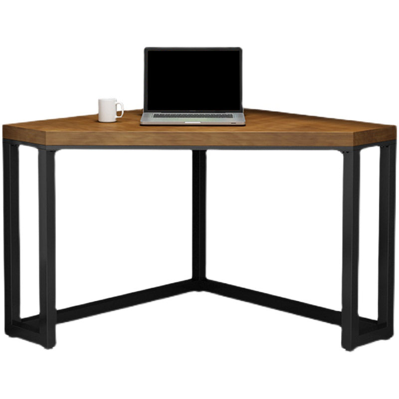 Solid Wood Corner Office Desk Modern 29.53" Tall Writing Desk