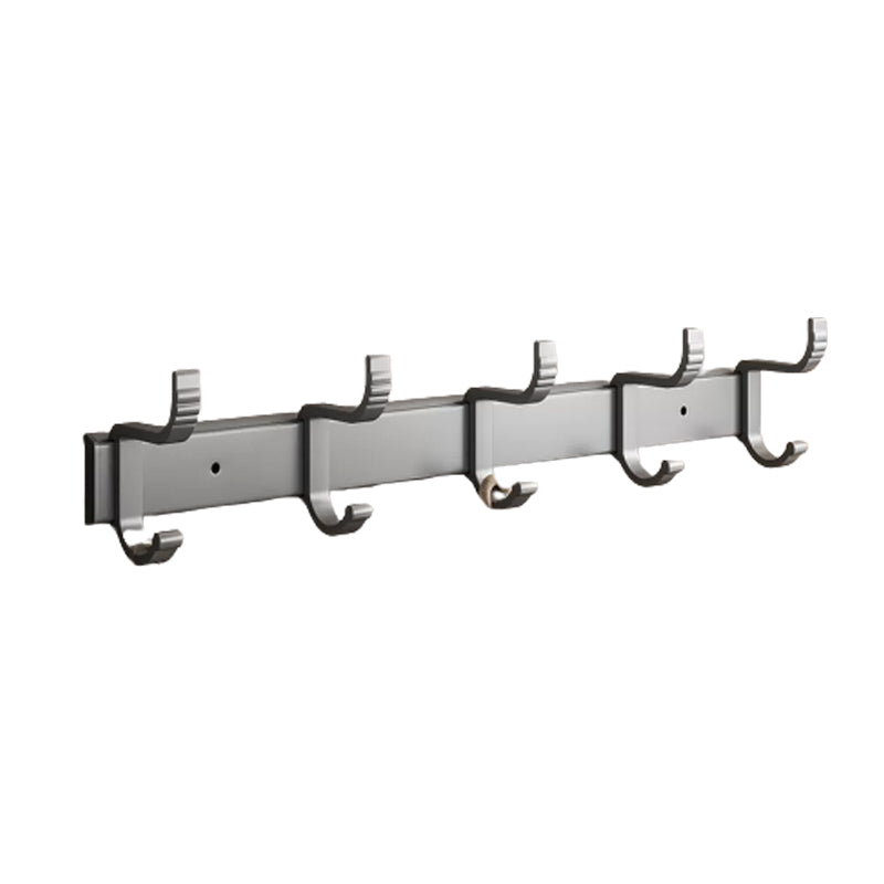 Gray Bathroom Accessory As Individual Or As a Set with Towel Bar/Bath Shelf/Robe Hooks