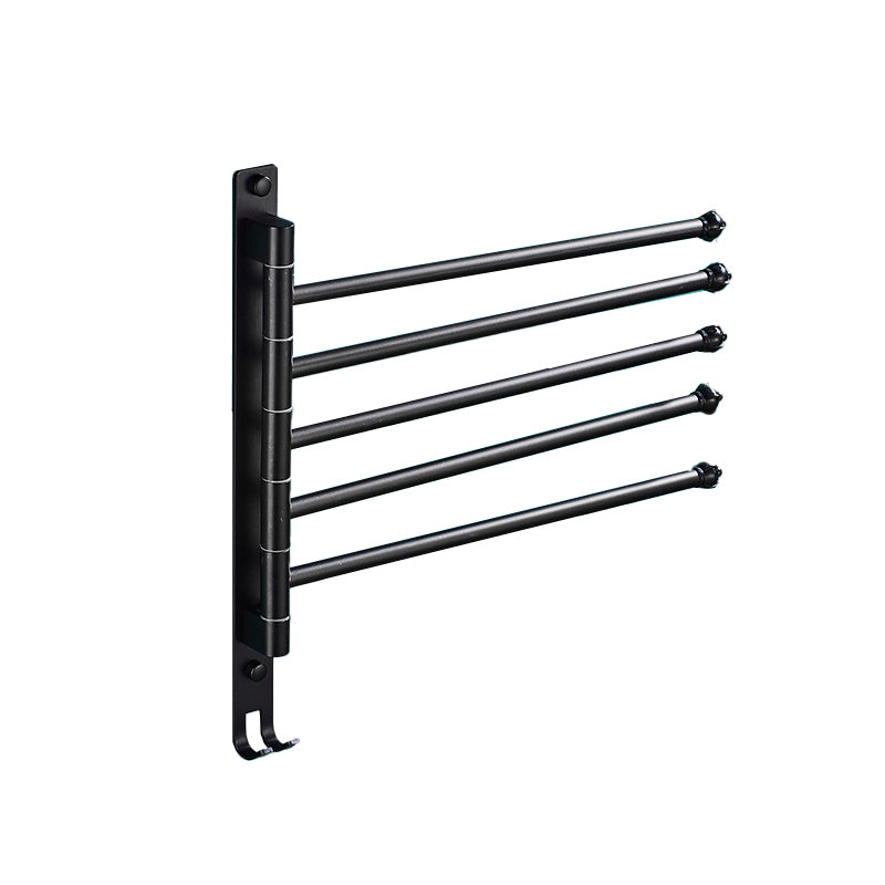 2-Piece Towel Bar in Stainless Steel Modern 13.6" W Bathroom Accessory Set