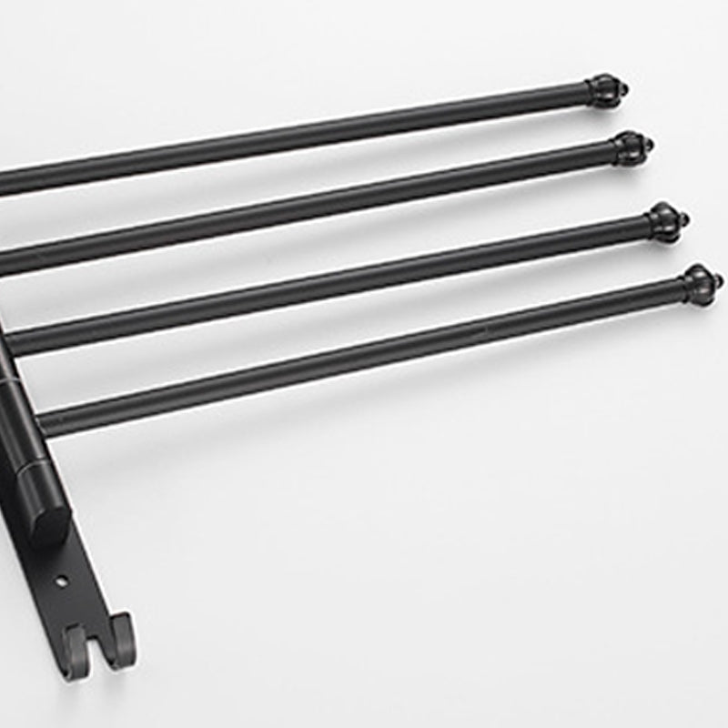 2-Piece Towel Bar in Stainless Steel Modern 13.6" W Bathroom Accessory Set