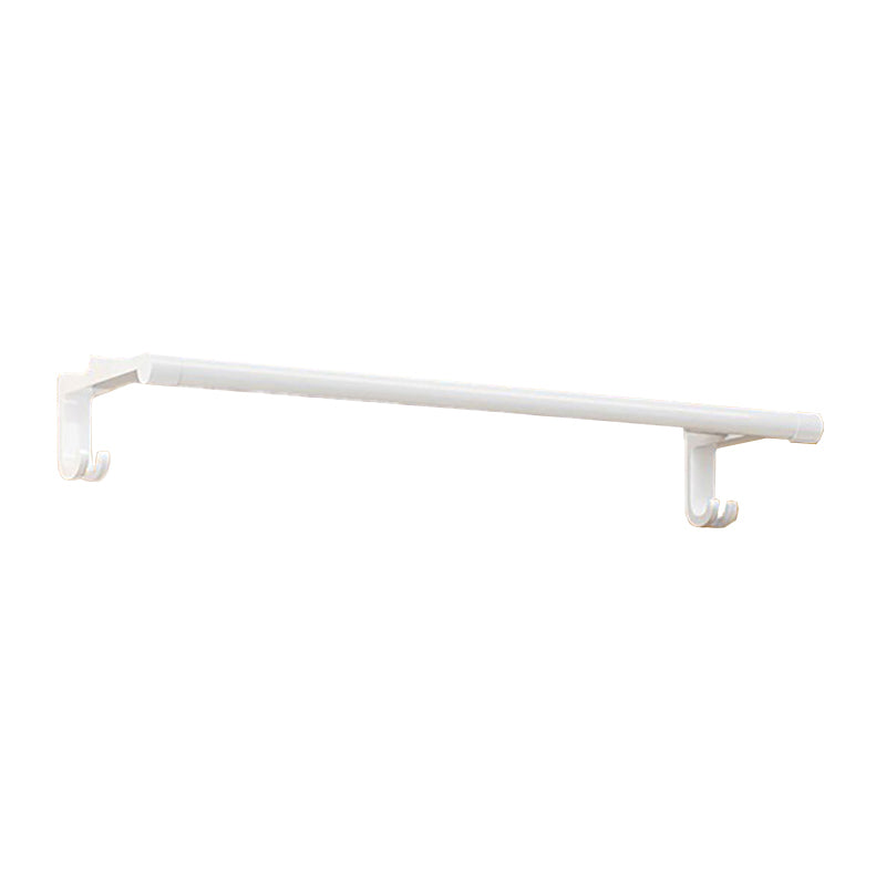 White Bathroom Accessory Set Contemporary Aluminum Bathroom Accessory Kit with Towel Bar