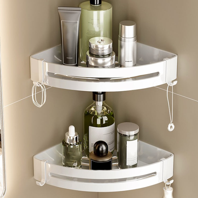 White Bathroom Accessory Set Contemporary Aluminum Bathroom Accessory Kit with Towel Bar