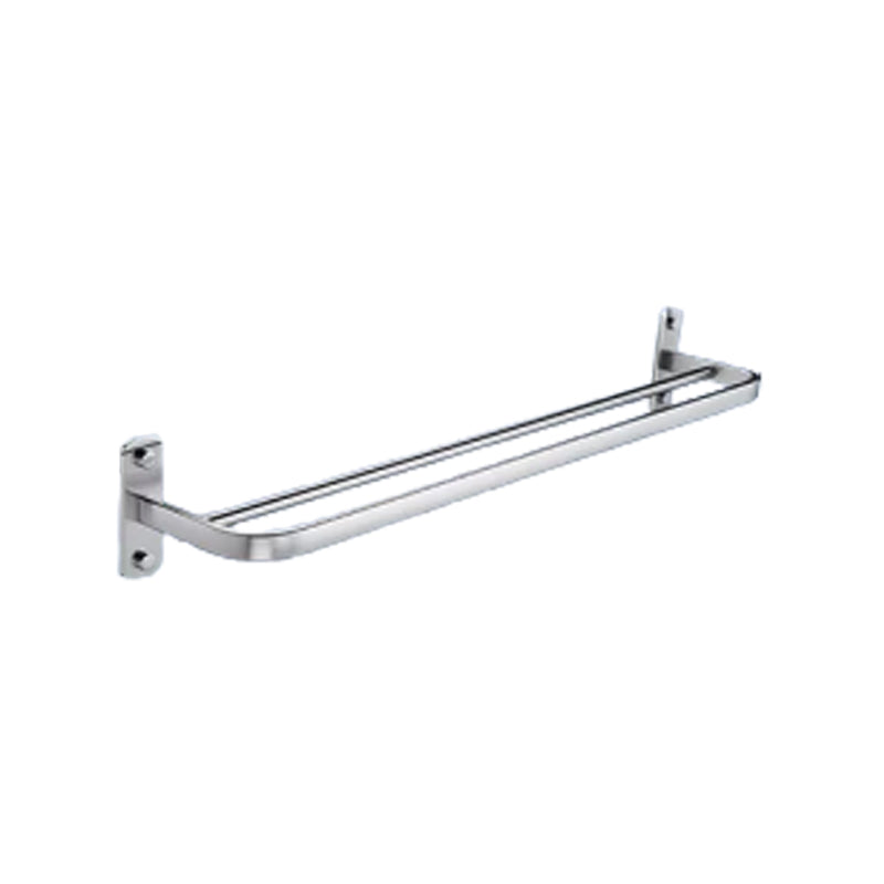 Contemporary Bathroom Accessory Set in Aluminum with Towel Bar/Bath Shelf