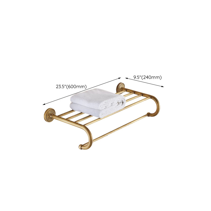 Traditional Bathroom Accessory Kit Gold Paper Holder Bathroom Set