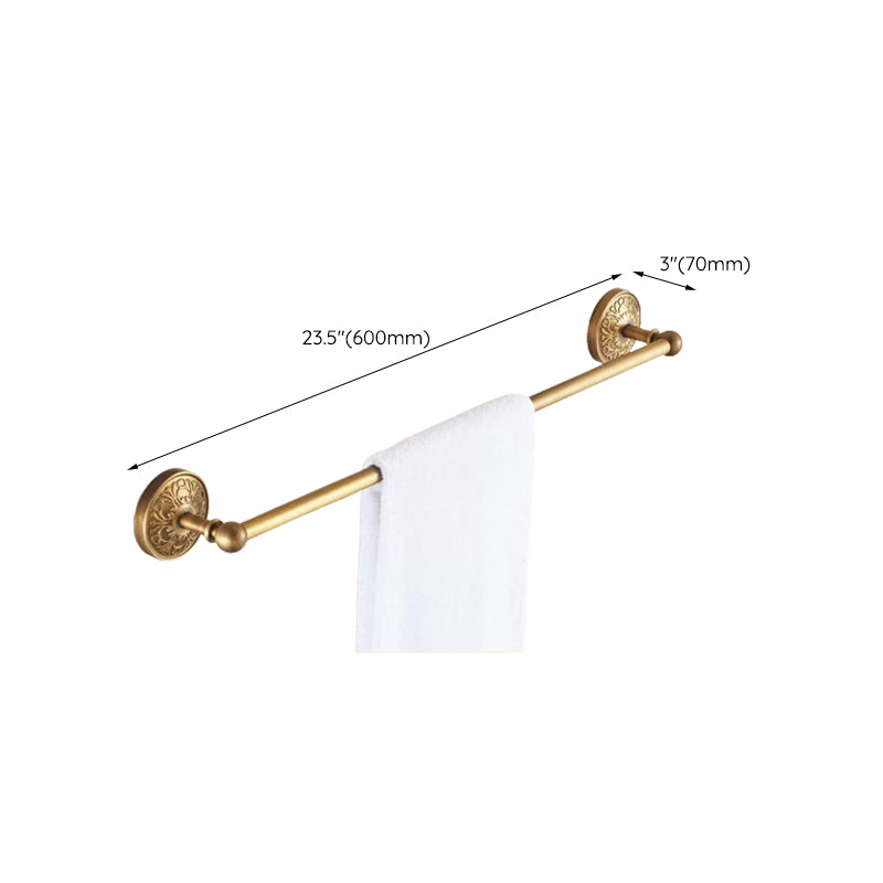 Traditional Bathroom Accessory Kit Gold Paper Holder Bathroom Set