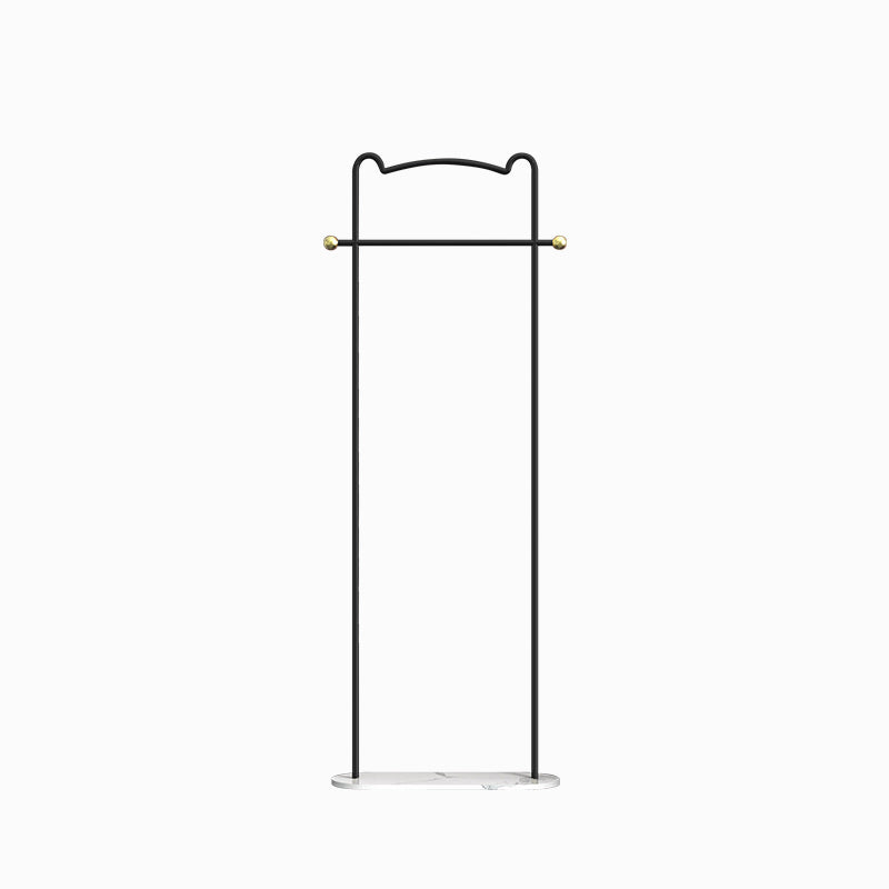 Gorgeous Metal Coat Rack Free Standing Marble Bottom Coat Hanger for Living Room