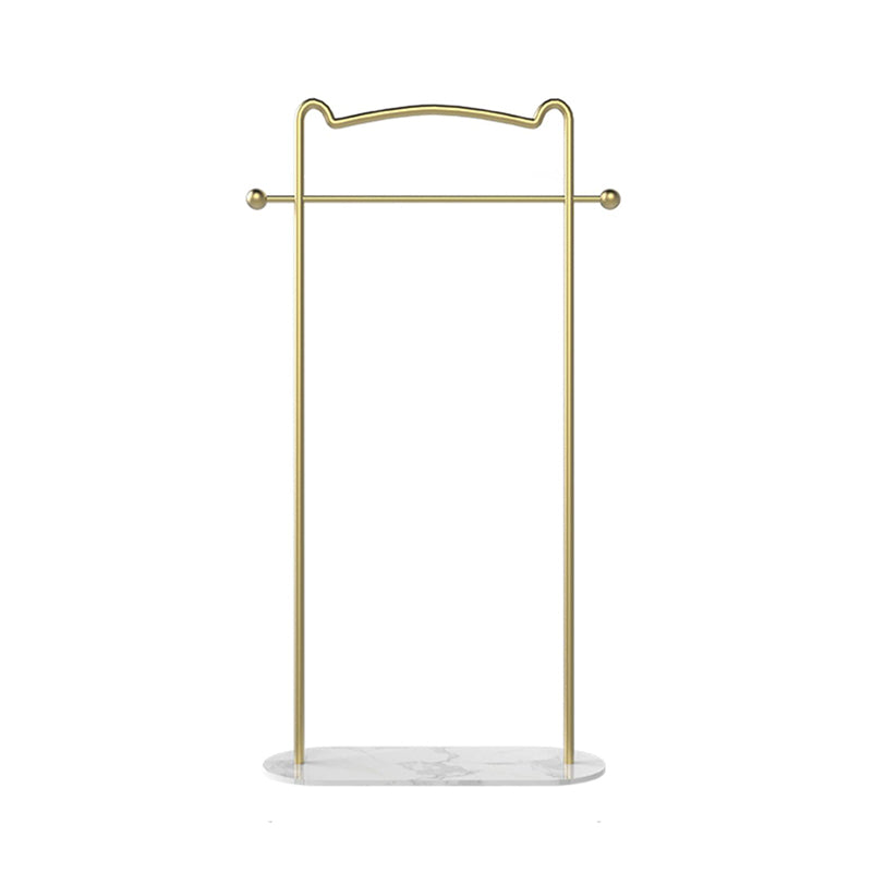 Gorgeous Metal Coat Rack Free Standing Marble Bottom Coat Hanger for Living Room