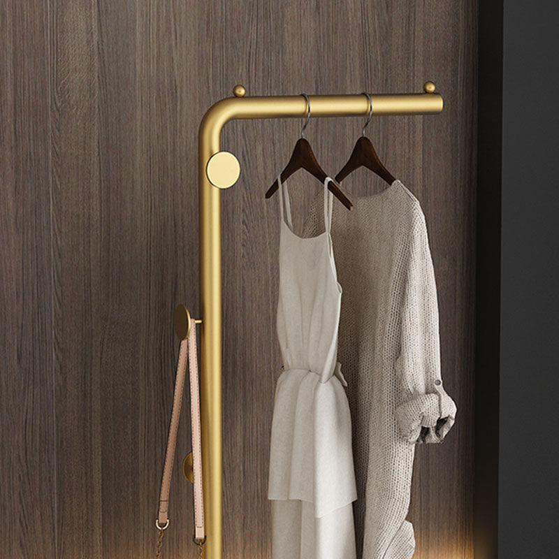 Gorgeous Coat Rack Coat Hooks Golden Metal Coat Rack for Bedroom