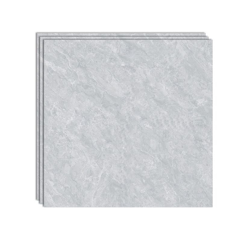 Square Matte Wall Tile Marble Gray Singular Tile for Floor Case