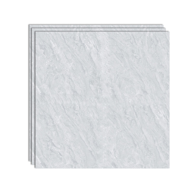 Square Matte Wall Tile Marble Gray Singular Tile for Floor Case