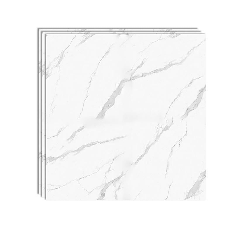 Square Matte Wall Tile Marble Gray Singular Tile for Floor Case