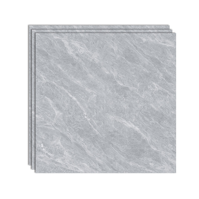 Square Matte Wall Tile Marble Gray Singular Tile for Floor Case