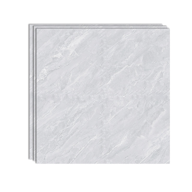 Square Matte Wall Tile Marble Gray Singular Tile for Floor Case