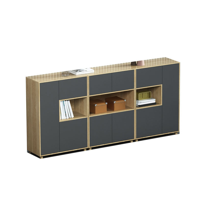 Contemporary File Cabinet Wood Frame Vertical File Cabinet for Office