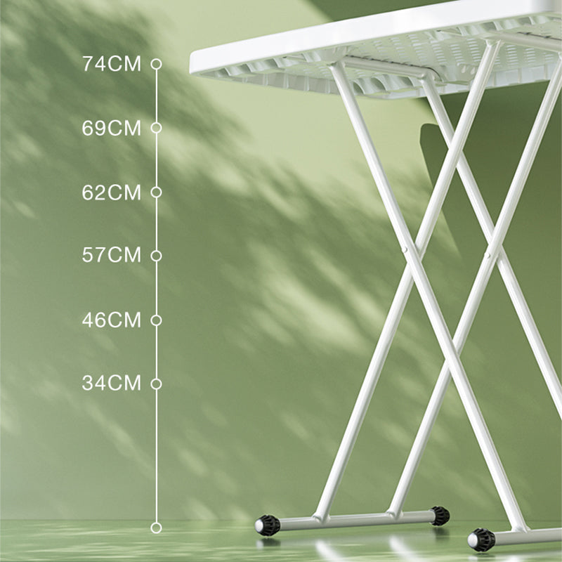 Contemporary Metal Frame Camping Table Water Resistant Plastic Table