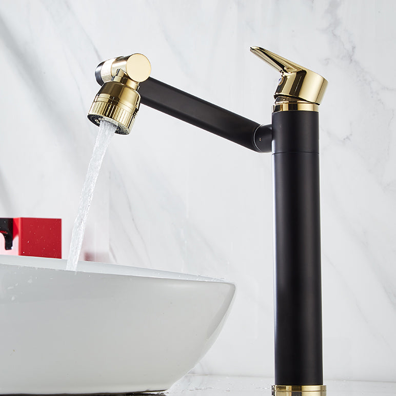 Vessel Sink Faucet Glam Style Single Lever Handle Faucets for Bathroom