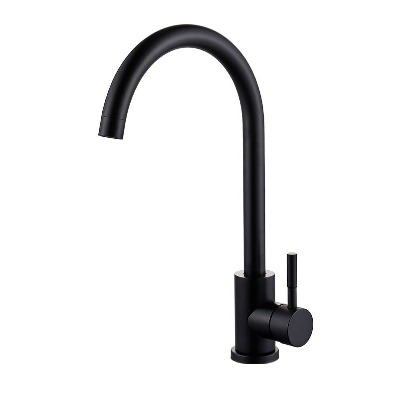 Modern Faucets 1-Handle 1-Hole Single Level Low Profile Copper Bar Faucet