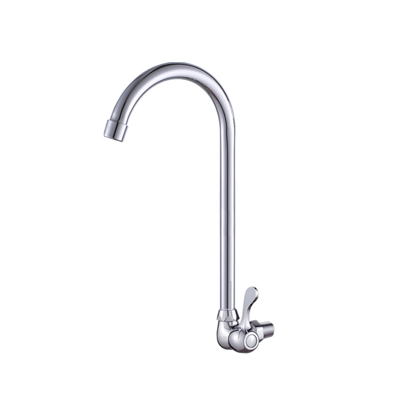 Contemporary One Handle Kitchen Faucet High Arch Water Filler in Chrome