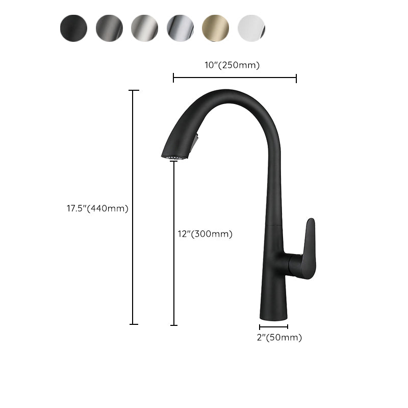 Modern Pot Filler Kitchen Faucet Brass Lever Handles Pull out Faucet Kitchen Faucet