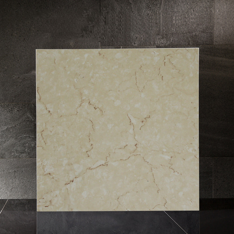 Square PVC Flooring Peel & Stick Stone Design Vinyl Flooring for Living Room