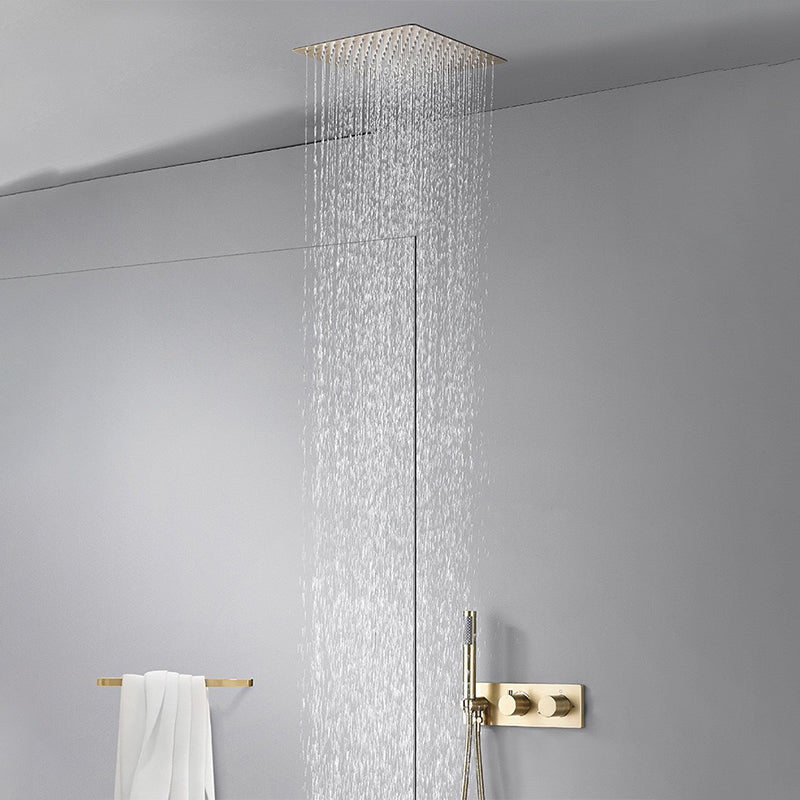 Modern Shower Trim Brass Fixed Shower Head Shower Head Combo