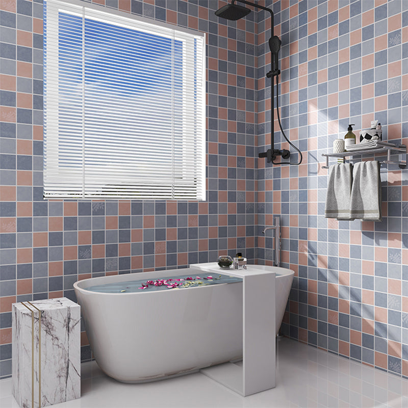 Modern Mosaic Tile Waterproof Smooth Peel and Stick Backsplash Tile for Bathroom