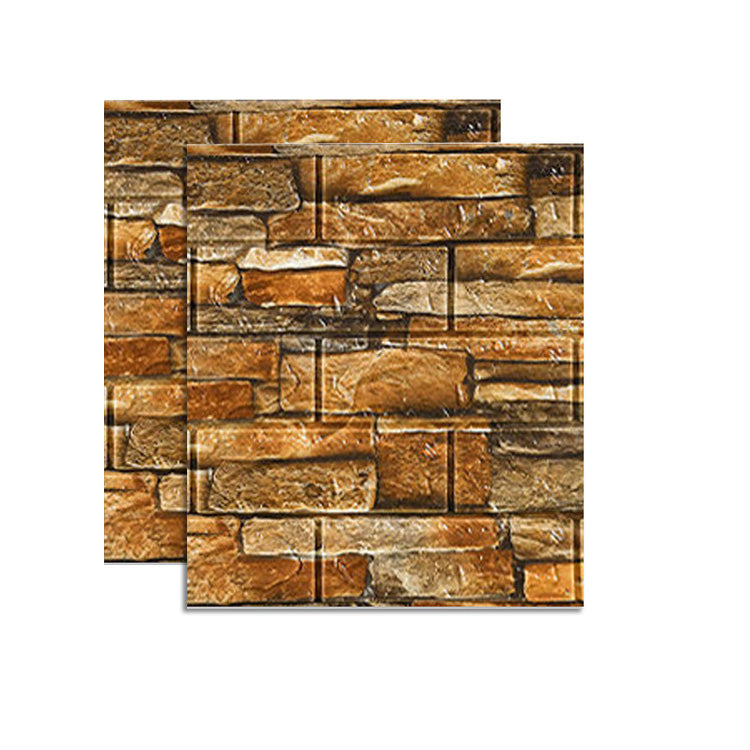 Farmhouse Wall Plank 3D Brick Living Room Wall Panels Set of 2