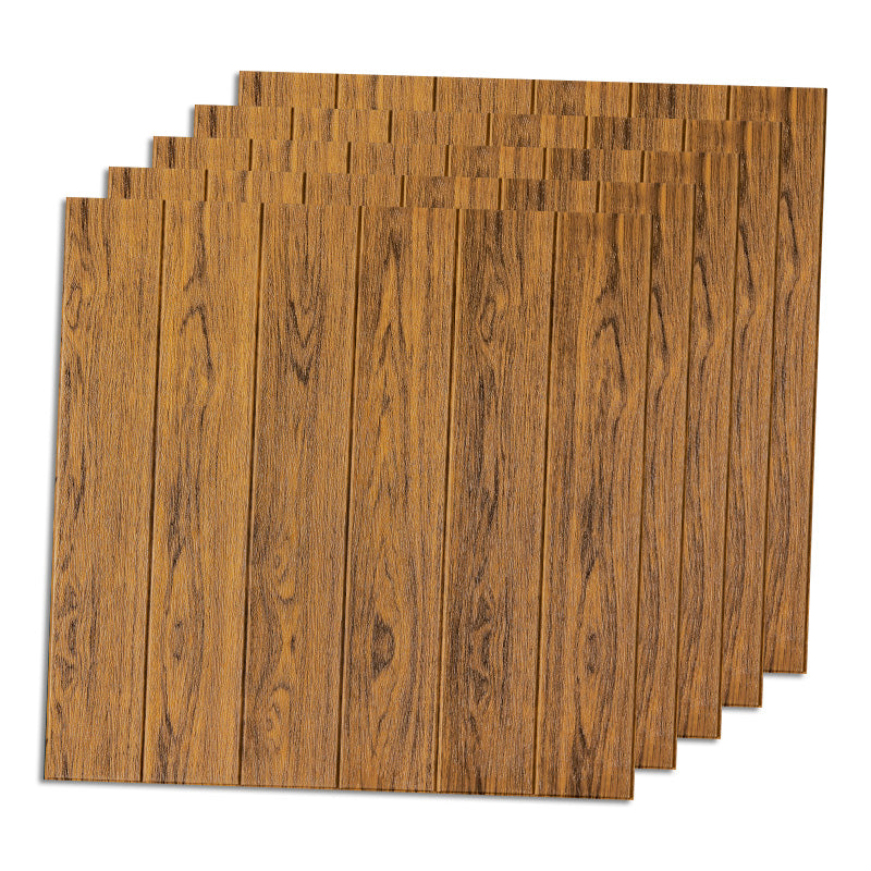 Living Room Wall Paneling Peel and Stick Wood Effect Design Waterproof Wall Paneling