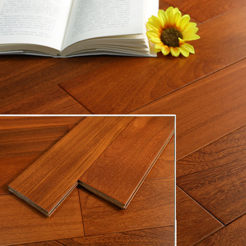 Vintage Laminate Flooring Wood Medium Brown Living Room Waterproof Laminate Floor