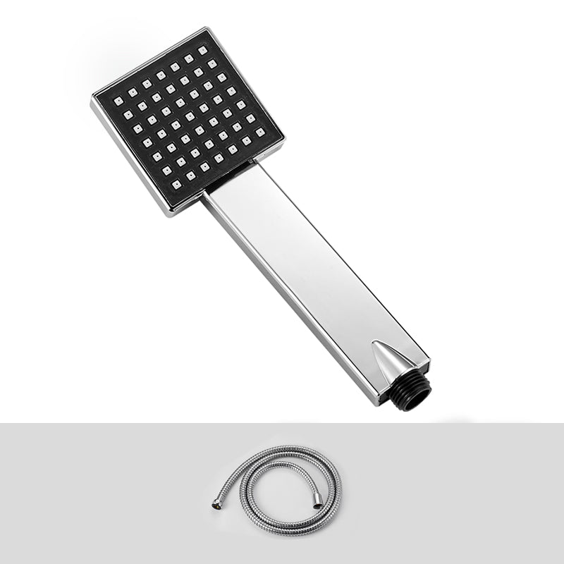 Square Handheld Shower Head Leak Resistant Wall-Mount Showerhead