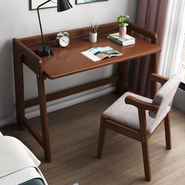 30.42-inch H Modern Office Desk Solid Wood Folding Writing Desk