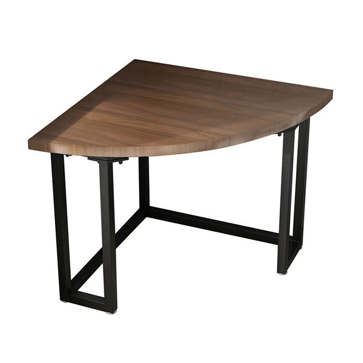 Contemporary Solid Wood Writing Desk Bedroom Office Desk with Black Legs