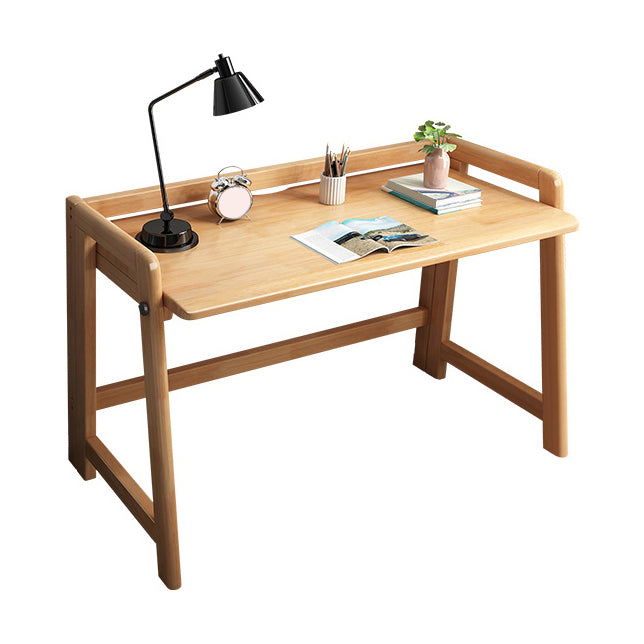 30.42-inch H Contemporary Office Desk Solid Wood Folding Writing Desk