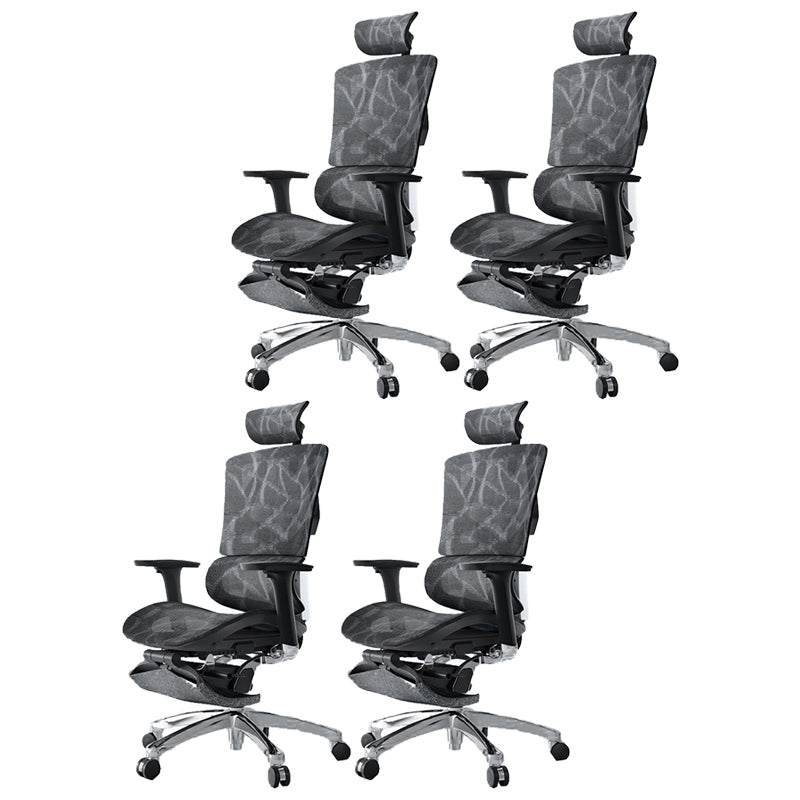 Modern Chair Adjustable Seat Height Removable Arms Office Chair with Wheels