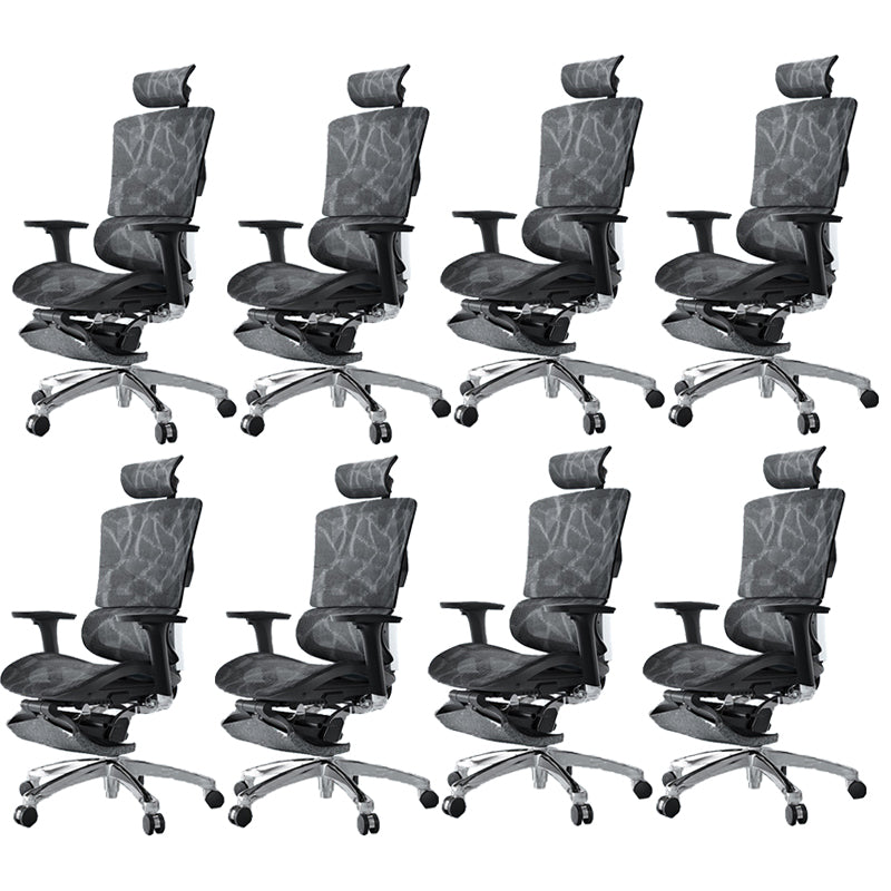 Modern Chair Adjustable Seat Height Removable Arms Office Chair with Wheels