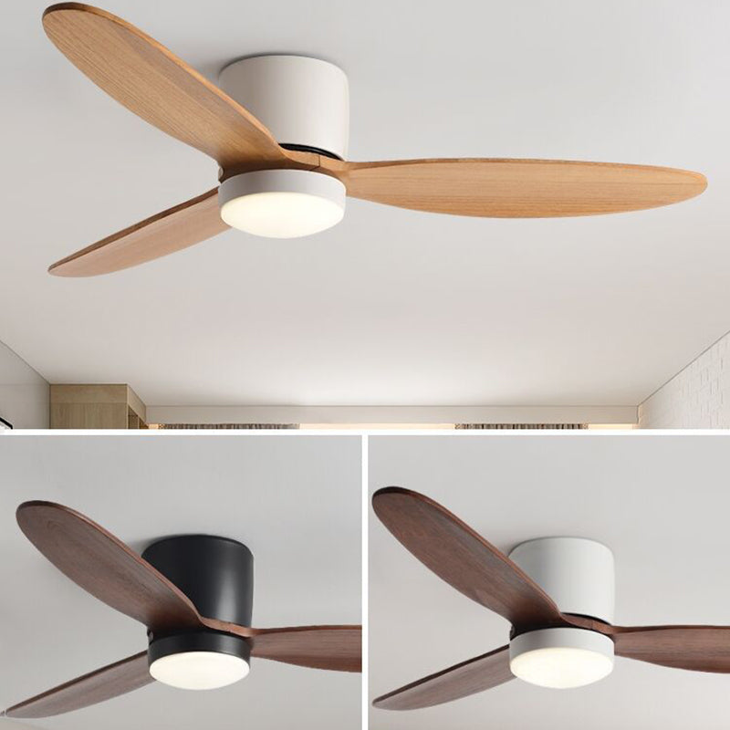 Contemporary Ceiling Fan Light Fixture Minimalist Ceiling Flush Mount for Bedroom