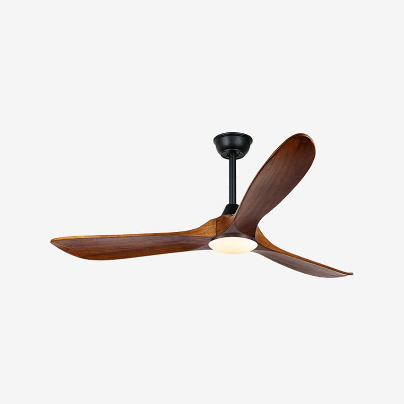 Contemporary Ceiling Fan Light Fixture Wooden Ceiling Lamp for Bedroom