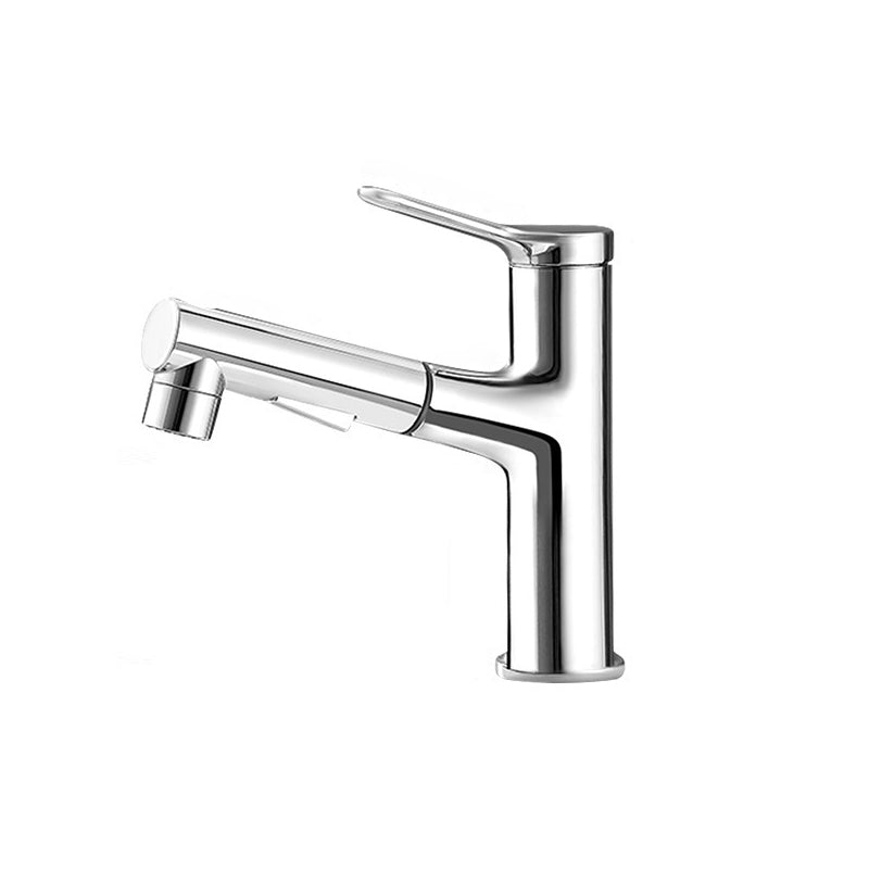 Modern Centerset Faucet Copper Centerset Lavatory Faucet for Bathroom