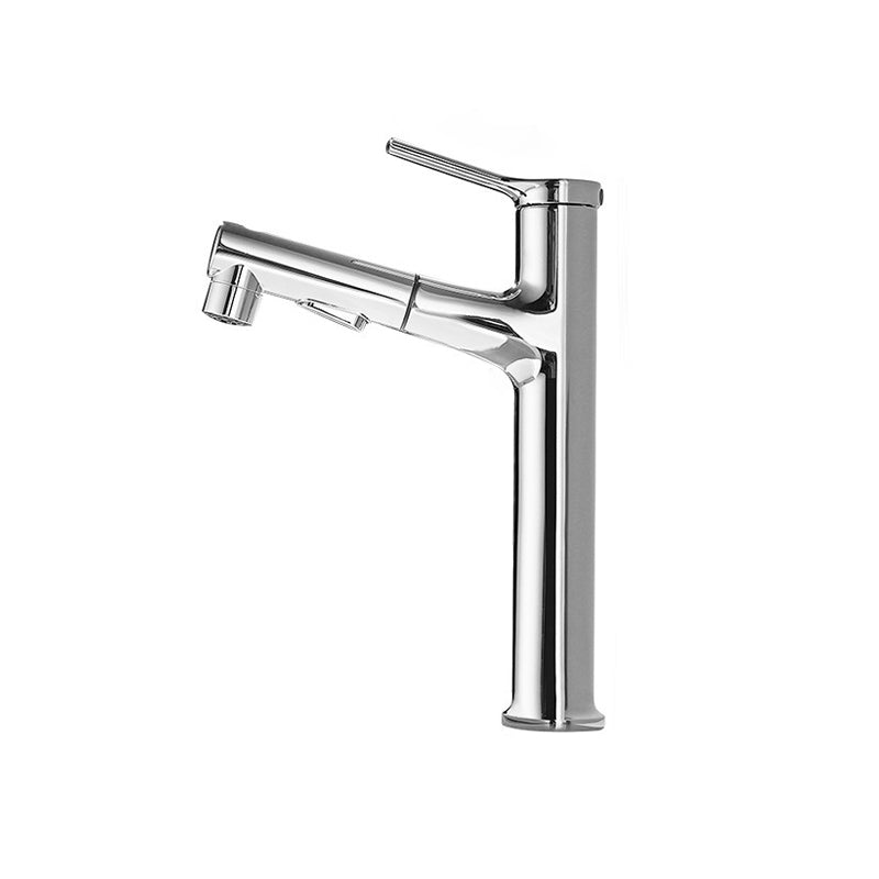 Modern Centerset Faucet Copper Centerset Lavatory Faucet for Bathroom