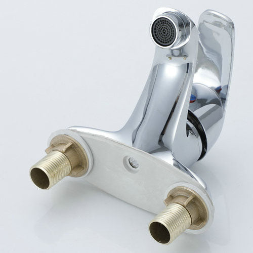 Modern Kitchen Bar Faucet Brass Lever Handles Low Profile Spray Kitchen Faucet