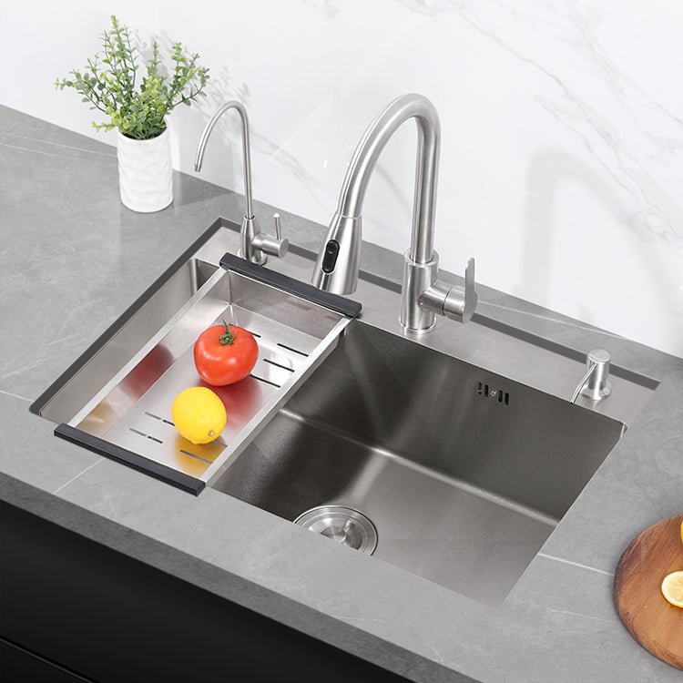 Modern Kitchen Sink Stainless Steel Kitchen Sink with Drain Strainer Kit