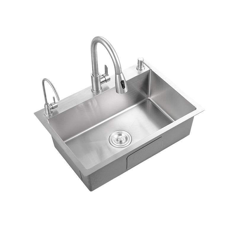 Modern Kitchen Sink Stainless Steel Kitchen Sink with Drain Strainer Kit