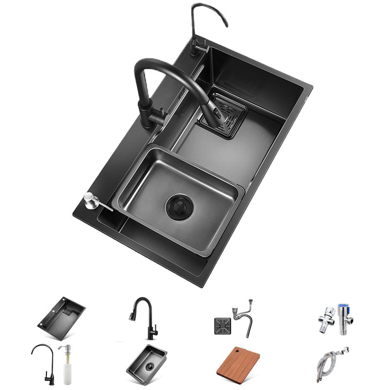 Modern Kitchen Sink Dirt Resistant Stainless Steel Drop-In Kitchen Sink