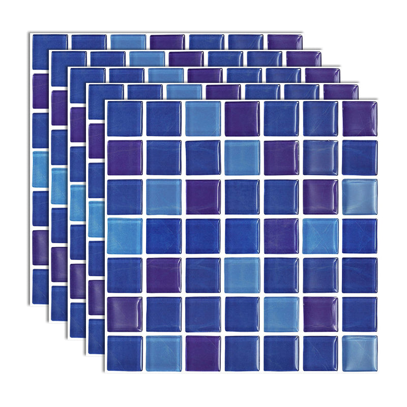 Peel and Stick Mosaic Tile Waterproof Square Peel and Stick Tile for Kitchen 20-Pack