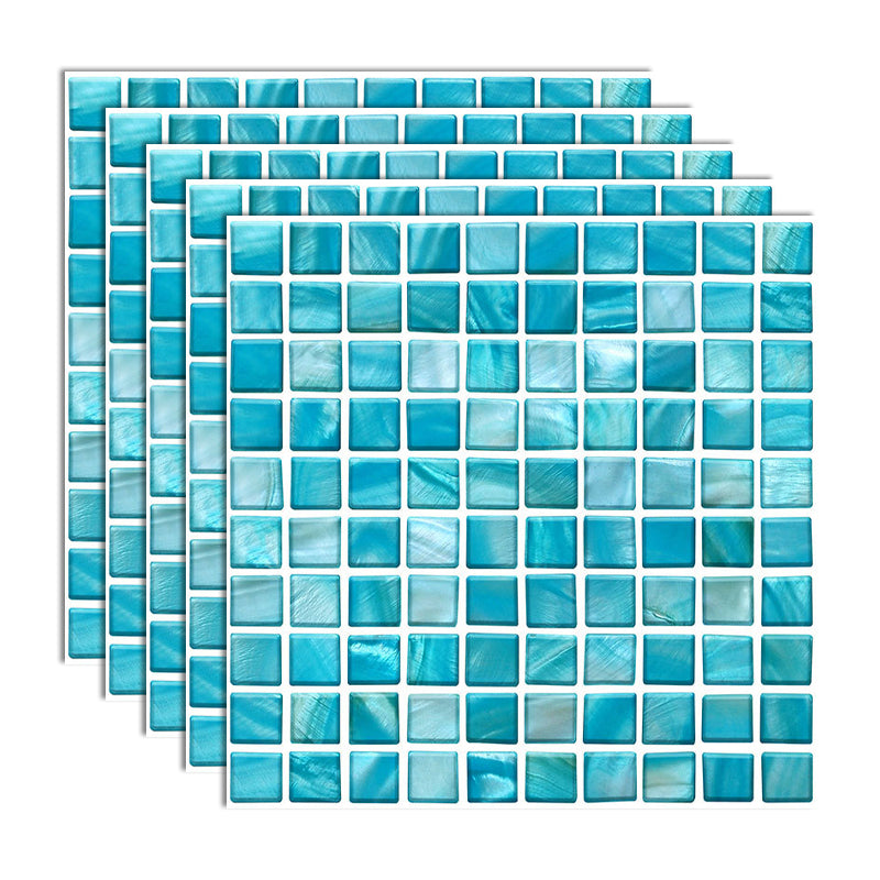 Peel and Stick Mosaic Tile Waterproof Square Peel and Stick Tile for Kitchen 20-Pack