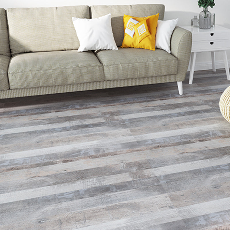 Modern Vinyl Flooring Wood Look Peel and Stick Hand Scraped PVC Flooring